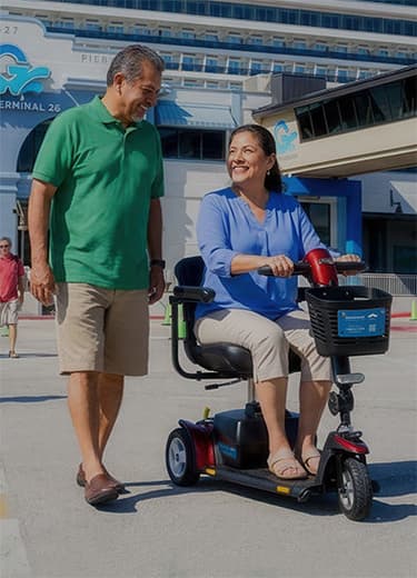 Rent mobility equipment in Galveston