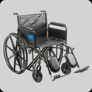Heavy Duty XL Wheelchair