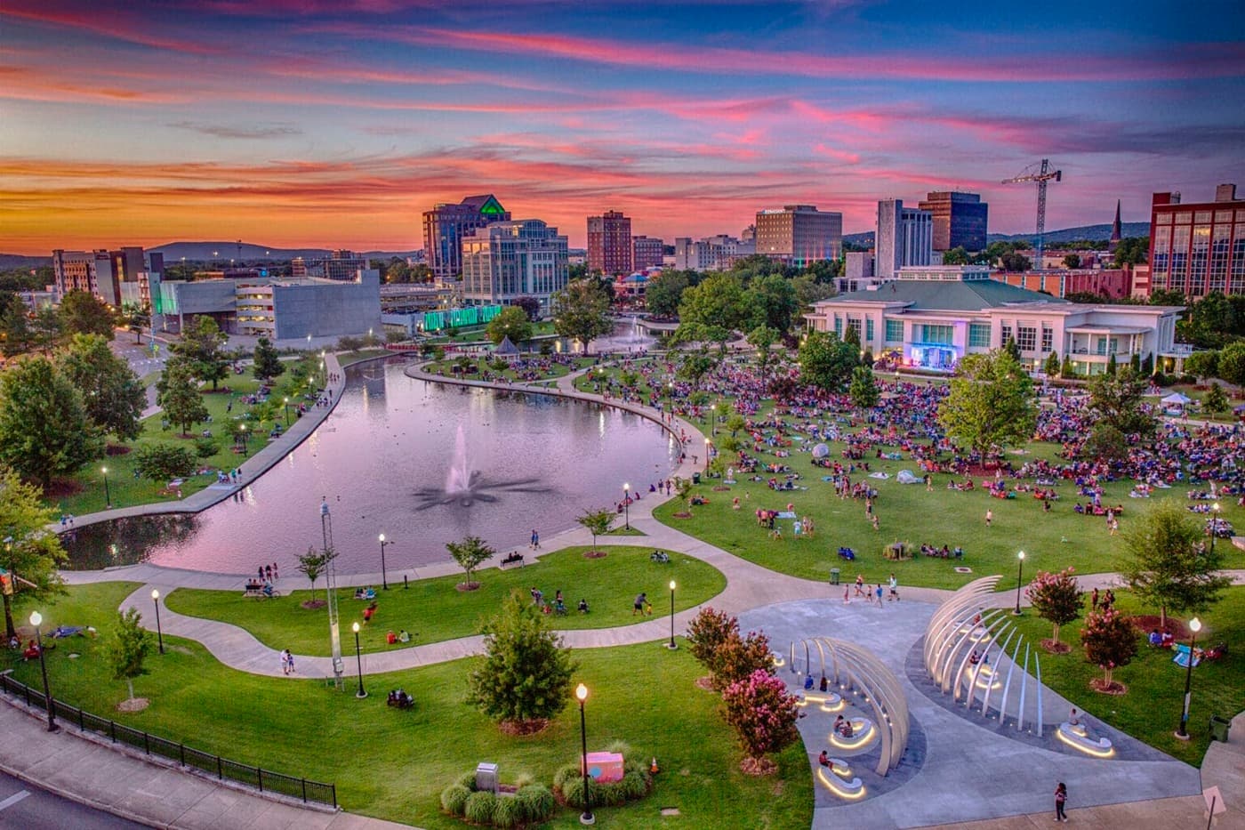Huntsville Skyline and Parks