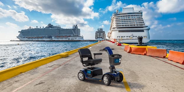Mobility Scooter in Cruise Port